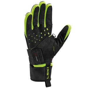 LEKI HRC RACE SHARK GLOVES BLACK/YELLOW 23 6