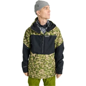 BURTON M GORE PILLOWLINE ANORAK FELIDAE/TRUE BLACK 23 10