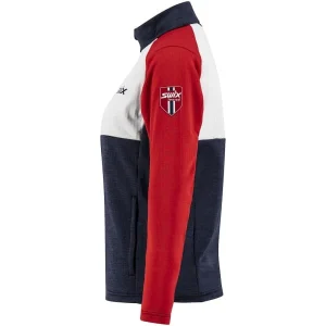 SWIX INFINITY MIDLAYER JACKET W DARK NAVY/SWIX RED 23 9