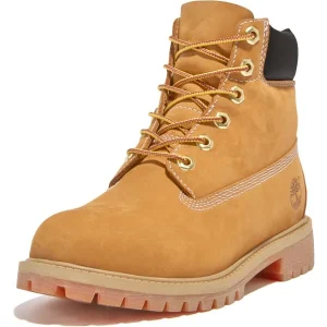 TIMBERLAND 6 IN PREMIUM WP BOOT JR YELLOW 23 12