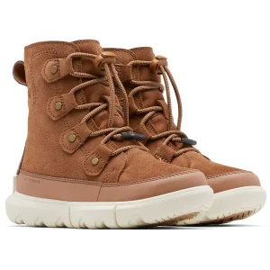 SOREL YOUTH EXPLORER LACE VELVET TAN CHA 23 18