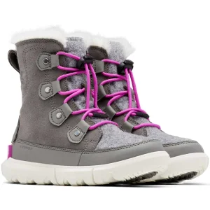 SOREL YOUTH EXPLORER LACE QUARRY, BRIGH 23 18