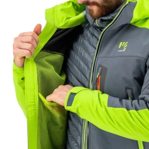 KARPOS MARMOLADA JKT DARK SLATE/LIME GREEN 23 16