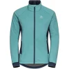 ODLO BRENSHOLMEN JACKET W REEF WATERS/DARK SAPPHIRE 23 13