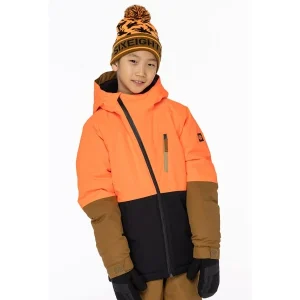 686 BOYS HYDRA INSULATED JKT FLURO ORANGE CLRBLK 23 12