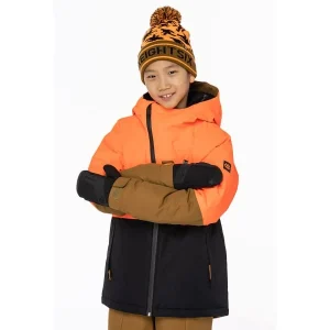 686 BOYS HYDRA INSULATED JKT FLURO ORANGE CLRBLK 23 16