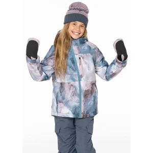 686 GIRLS HYDRA INSULATED JKT DUSTY ORCHID MARBLE 23 18