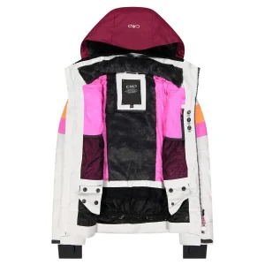 CMP WOMAN JKT ZIP HOOD WHITE 23 12