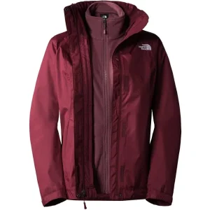 THE NORTH FACE W EVOLVE II TRICLIMATE JKT CORDOVAN/WILD GINGER 23 12