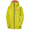 HELLY HANSEN W AURORA INFINITY SHELL JKT SWEET LIME 22 11