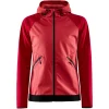 CRAFT GLIDE HOOD JKT W PINK-MACHINE 22 16